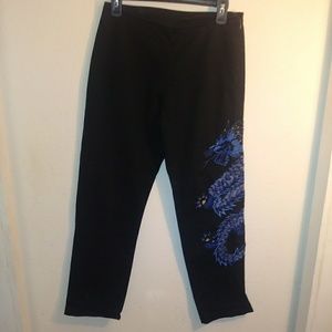 Vanity Petites Size PS Petite S Embroidered Pants